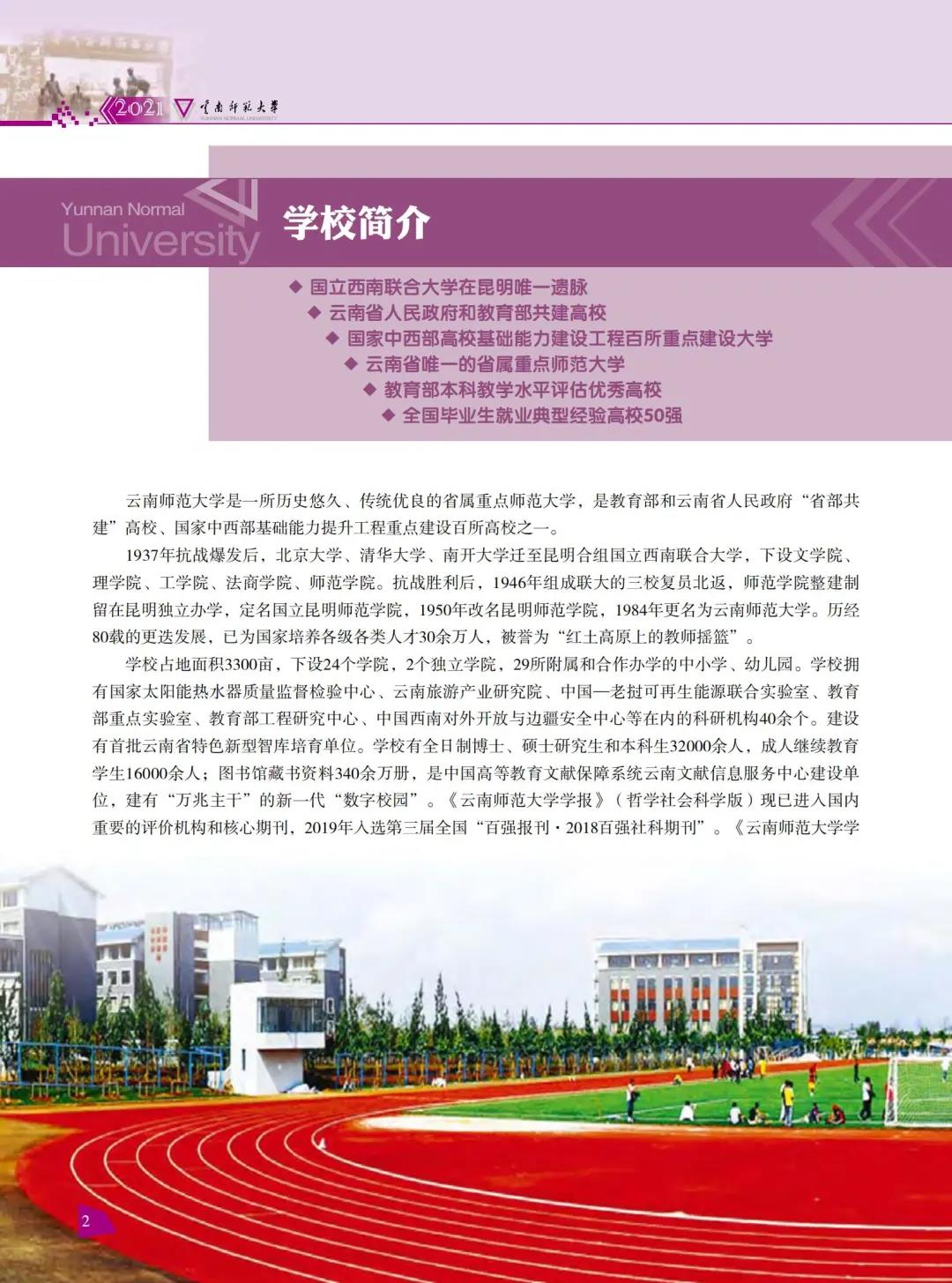 云南師范大學(xué)2021年報(bào)考指南