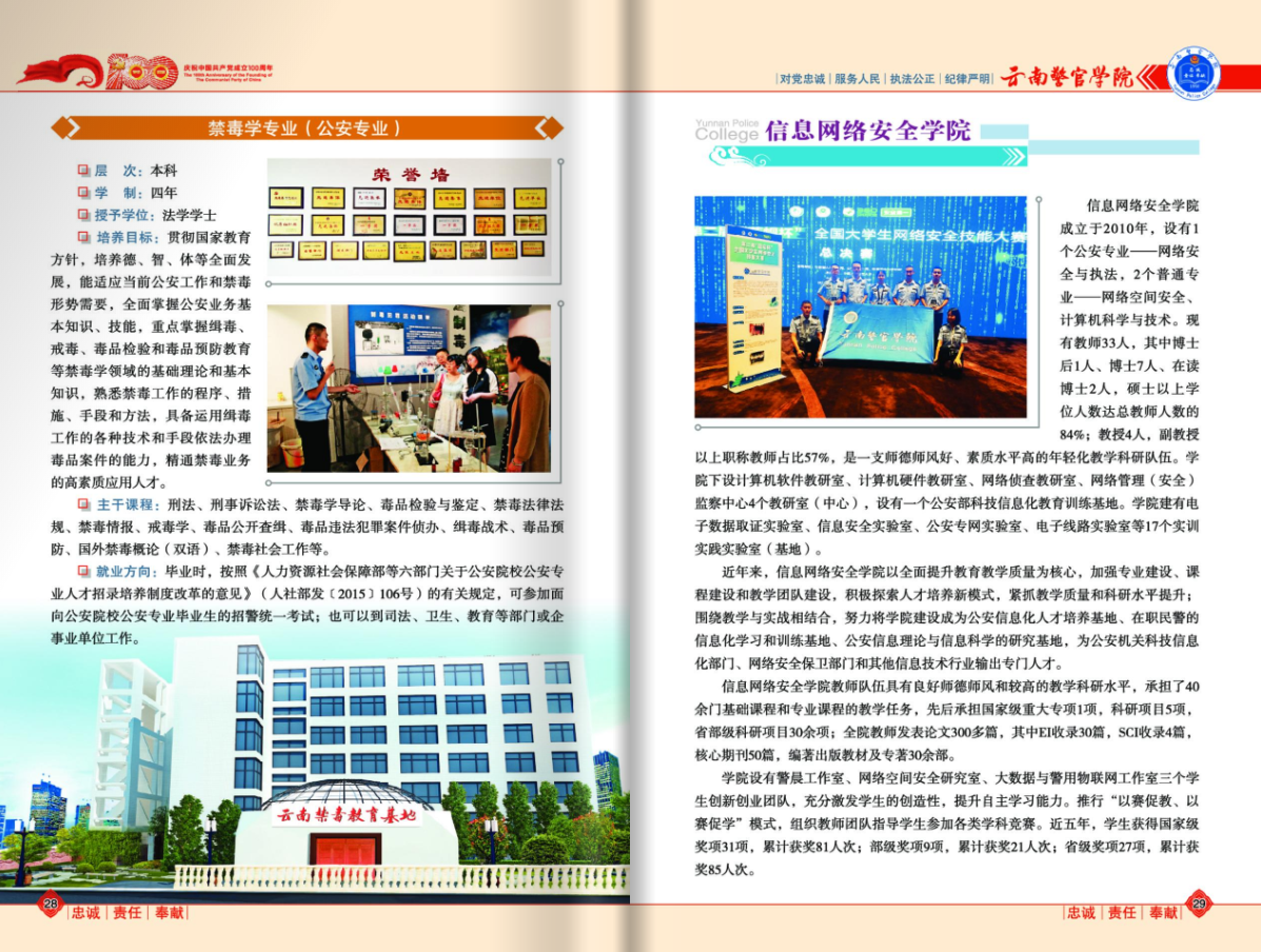 云南警官學(xué)院2021年報考指南