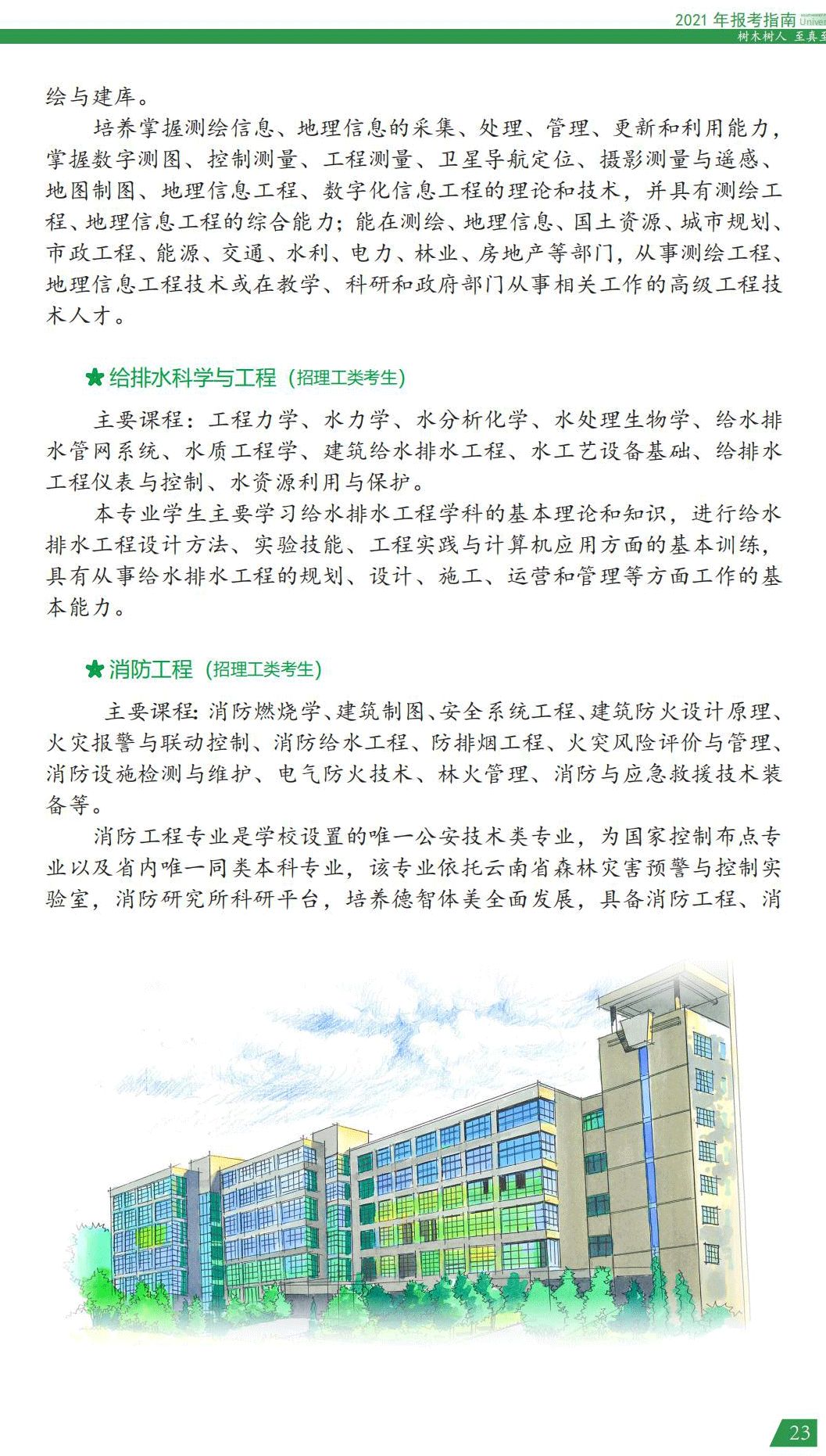 西南林業(yè)大學2021年報考指南