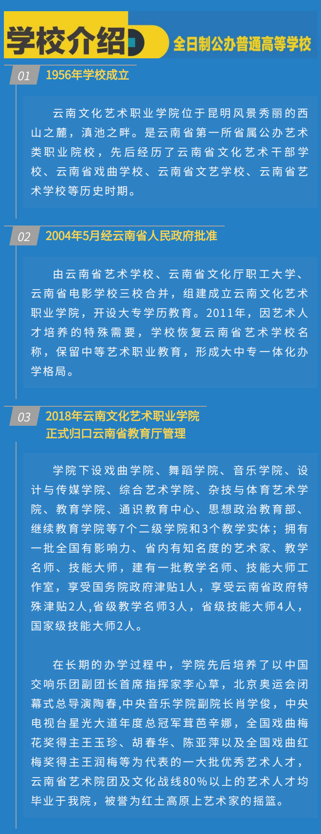 云南文化藝術(shù)職業(yè)學(xué)院2021年招生簡章