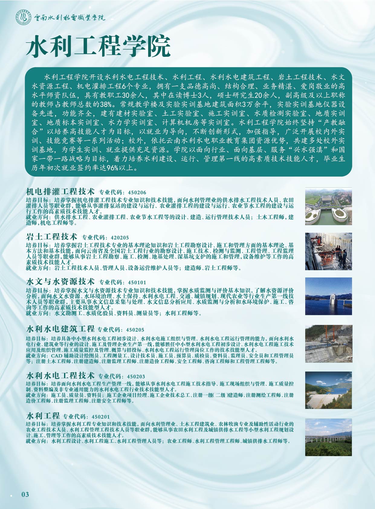 云南水利水電職業(yè)學(xué)院2021年招生簡章