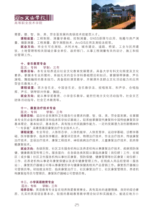 文山學(xué)院2021年招生簡(jiǎn)章
